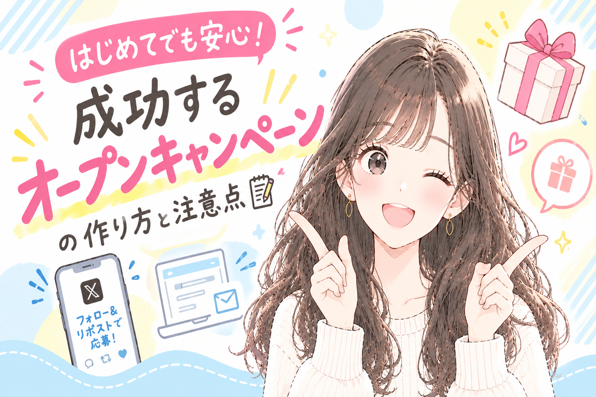 はじめてでも安心！成功するオープンキャンペーンの作り方と注意点📝